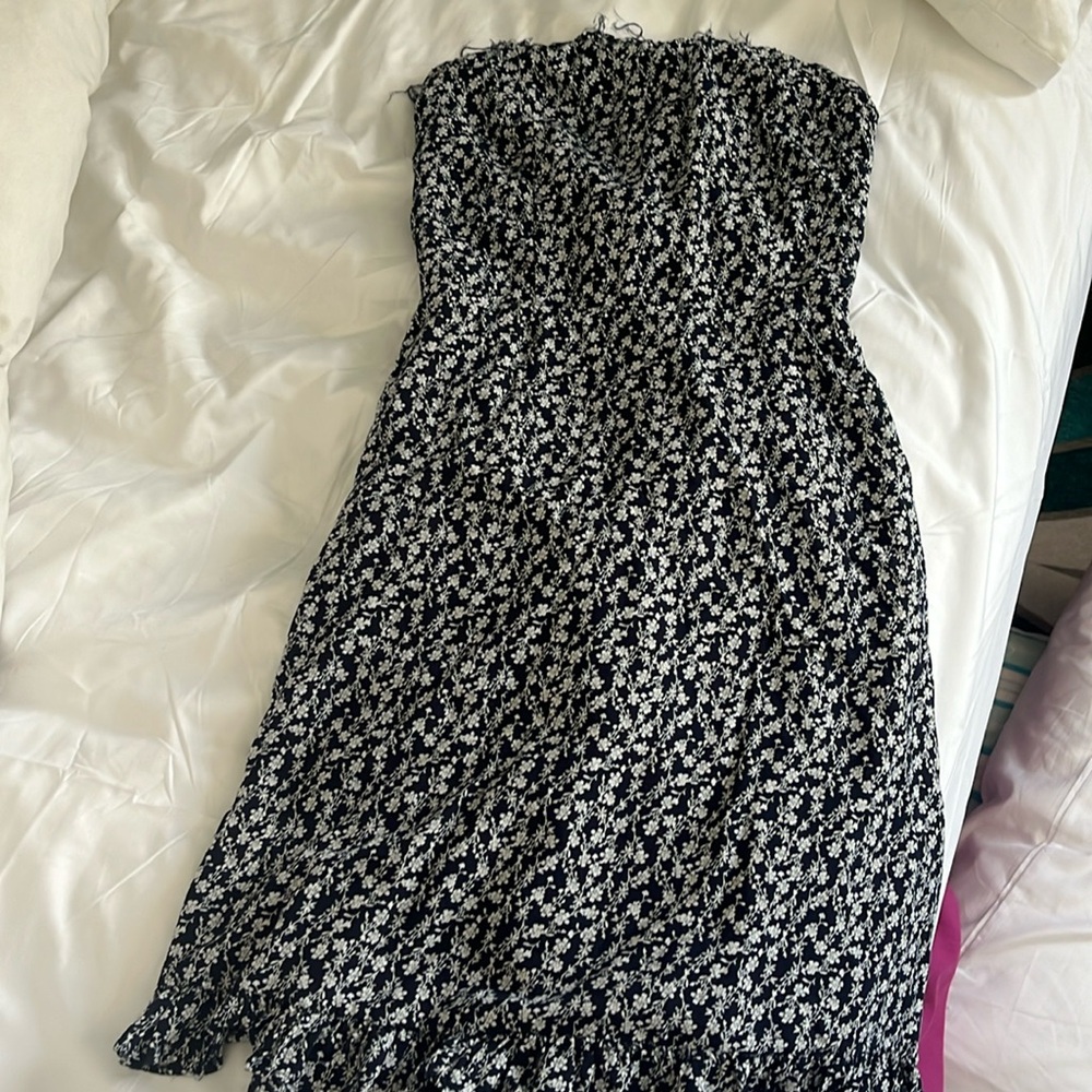 Mini blue sundress